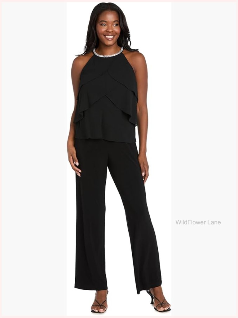 Chiffon Tiered Ruffle Halter Blouse - Sleeveless Tank Top
